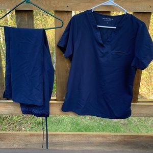 Navy mandala scrub set!